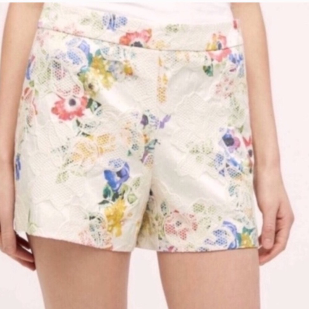 floral shorts